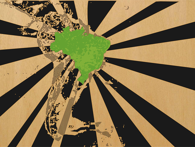 Picture of a brazil map